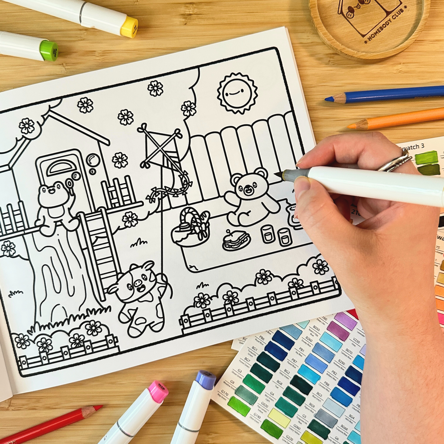 Spring Coloring Book - Fructus Coloring Book Volume 3