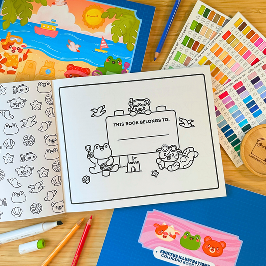 Summer Coloring Book - Fructus Coloring Book Volume 4