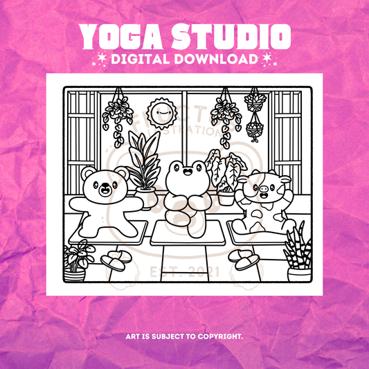 DIGITAL DOWNLOAD · Fructus Spring Coloring Pages