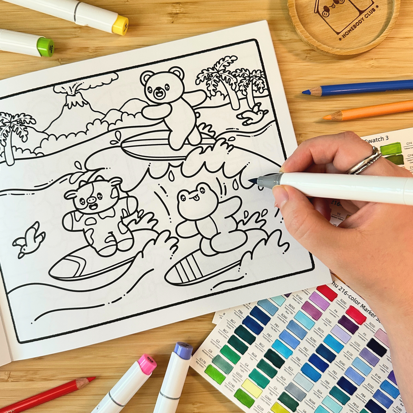 Seasonal Coloring Book Collection: All Four Seasons Bundle