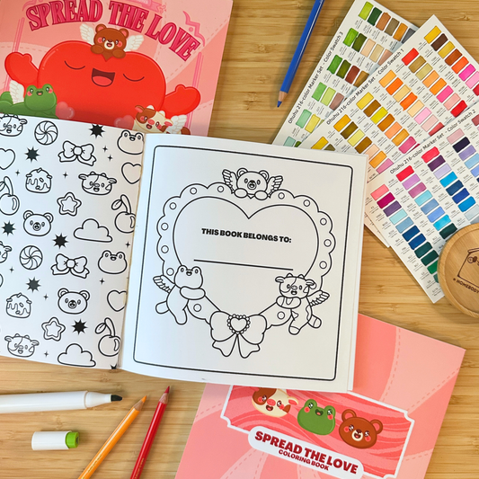 Spread The Love Coloring Book