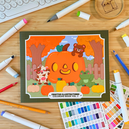 Fall Coloring Book - Fructus Coloring Book Volume 1