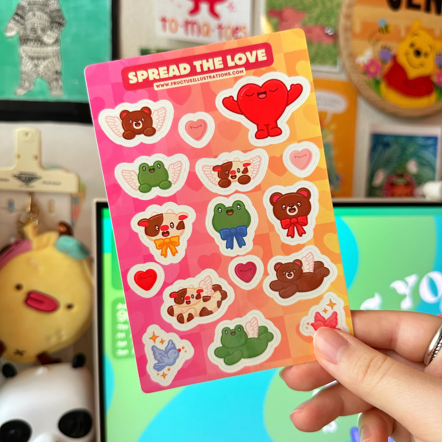 Spread The Love Sticker Sheet