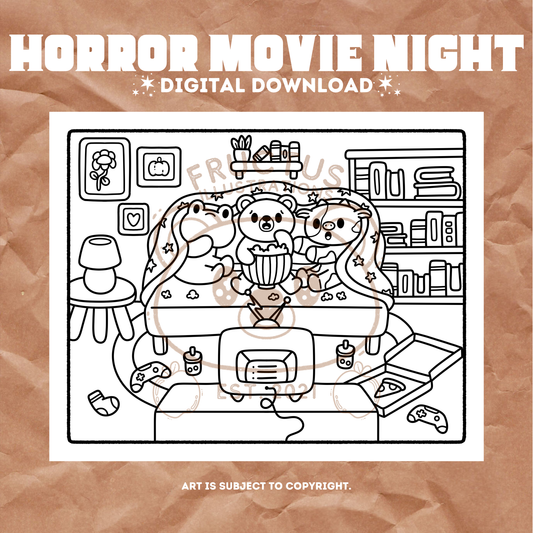 DIGITAL DOWNLOAD · Fructus Fall Coloring Pages