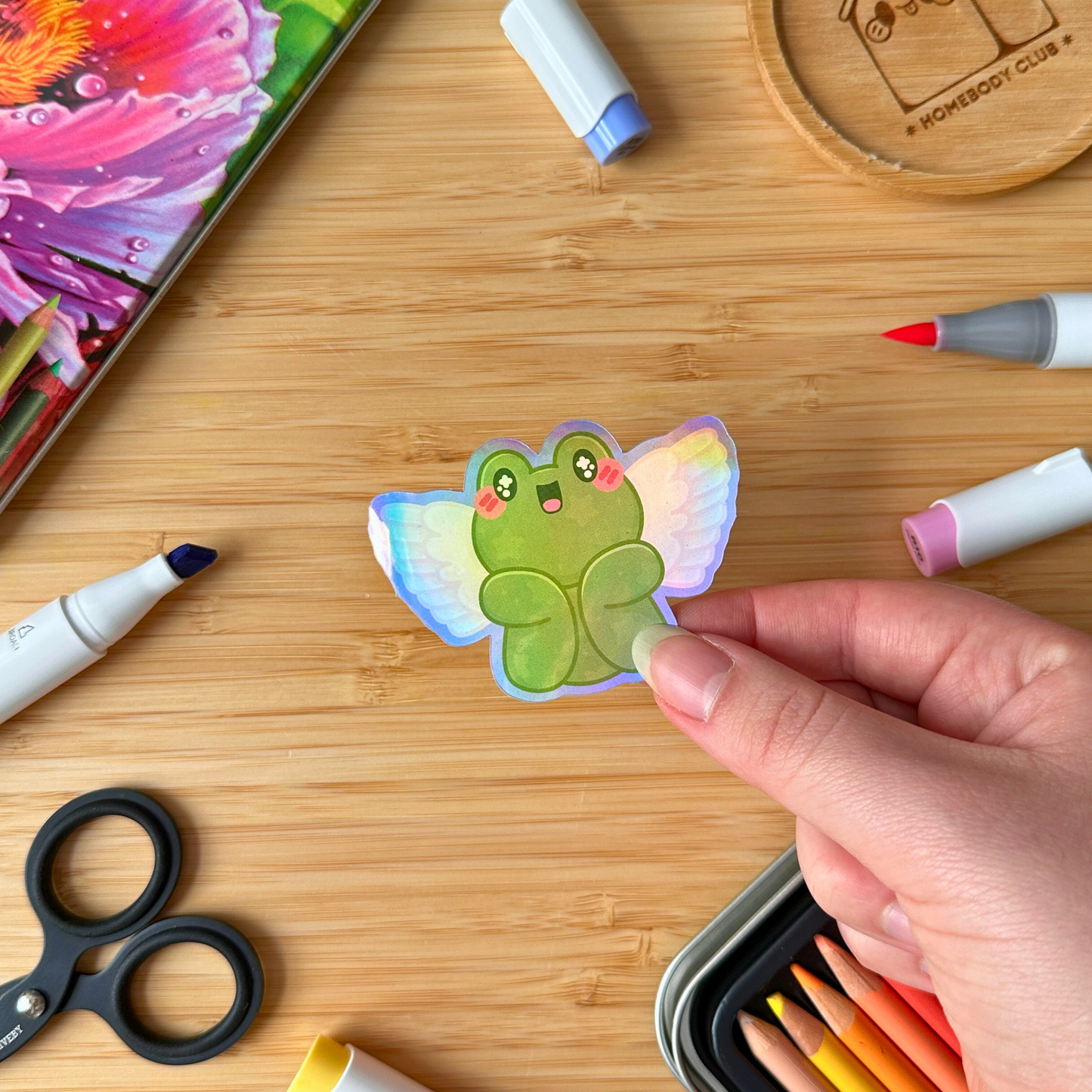 Frog Cupid Sticker