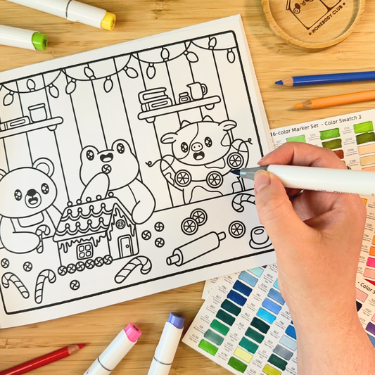 Winter Coloring Book - Fructus Coloring Book Volume 2