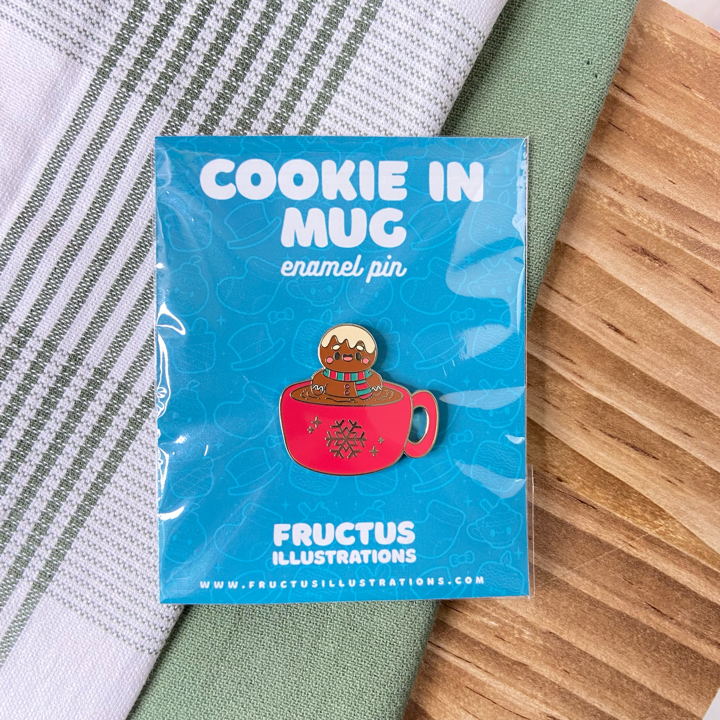 Cookie in Mug - Enamel Pin