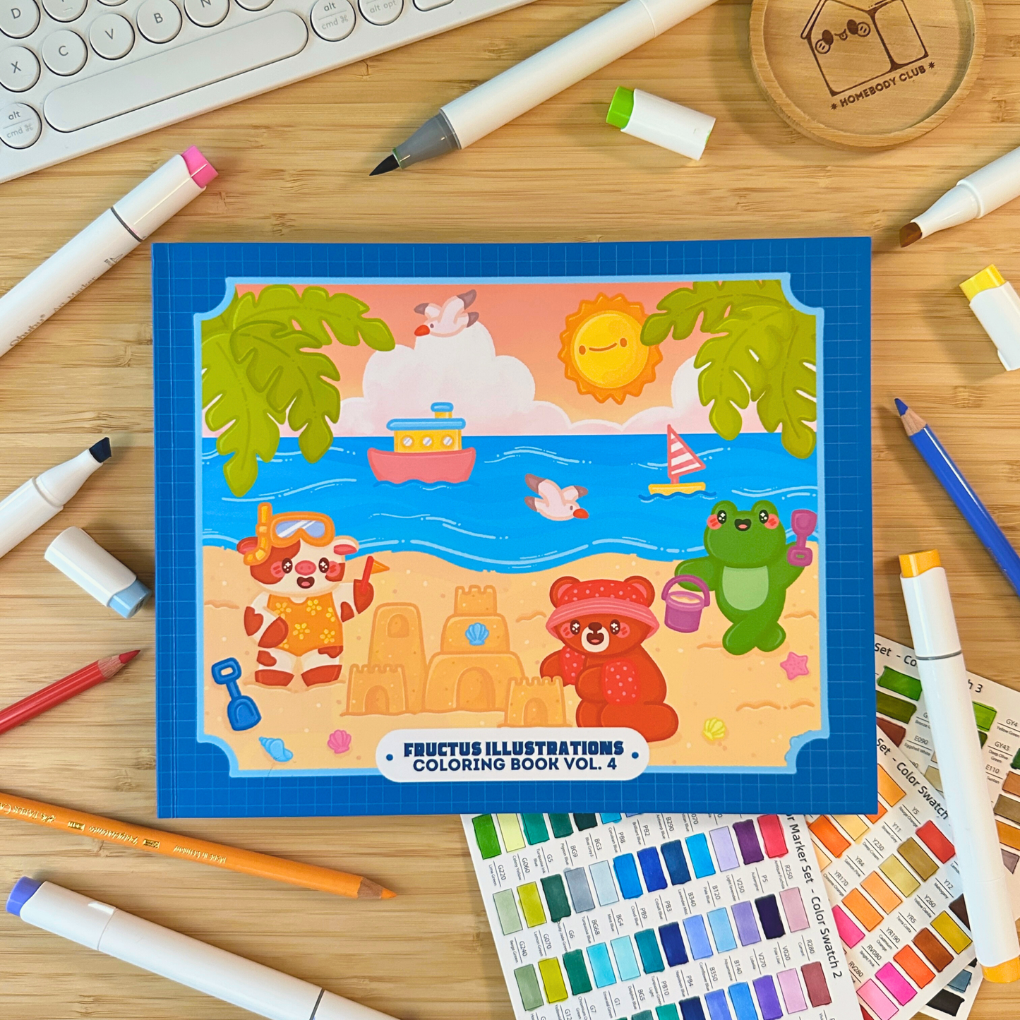 Summer Coloring Book - Fructus Coloring Book Volume 4