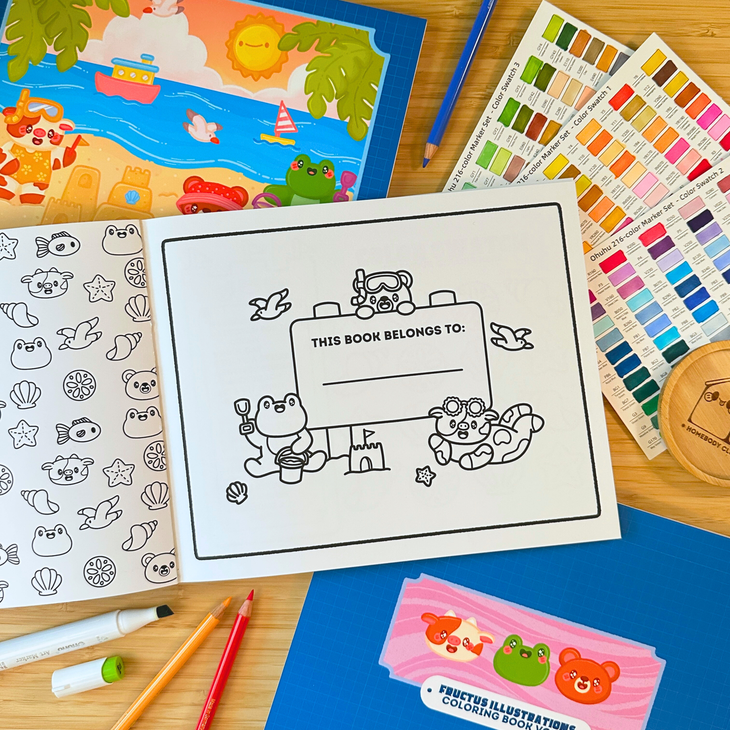 Summer Coloring Book - Fructus Coloring Book Volume 4