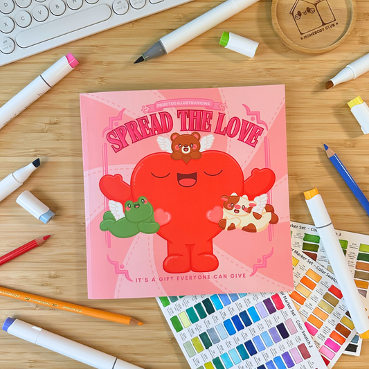 Spread The Love Coloring Book