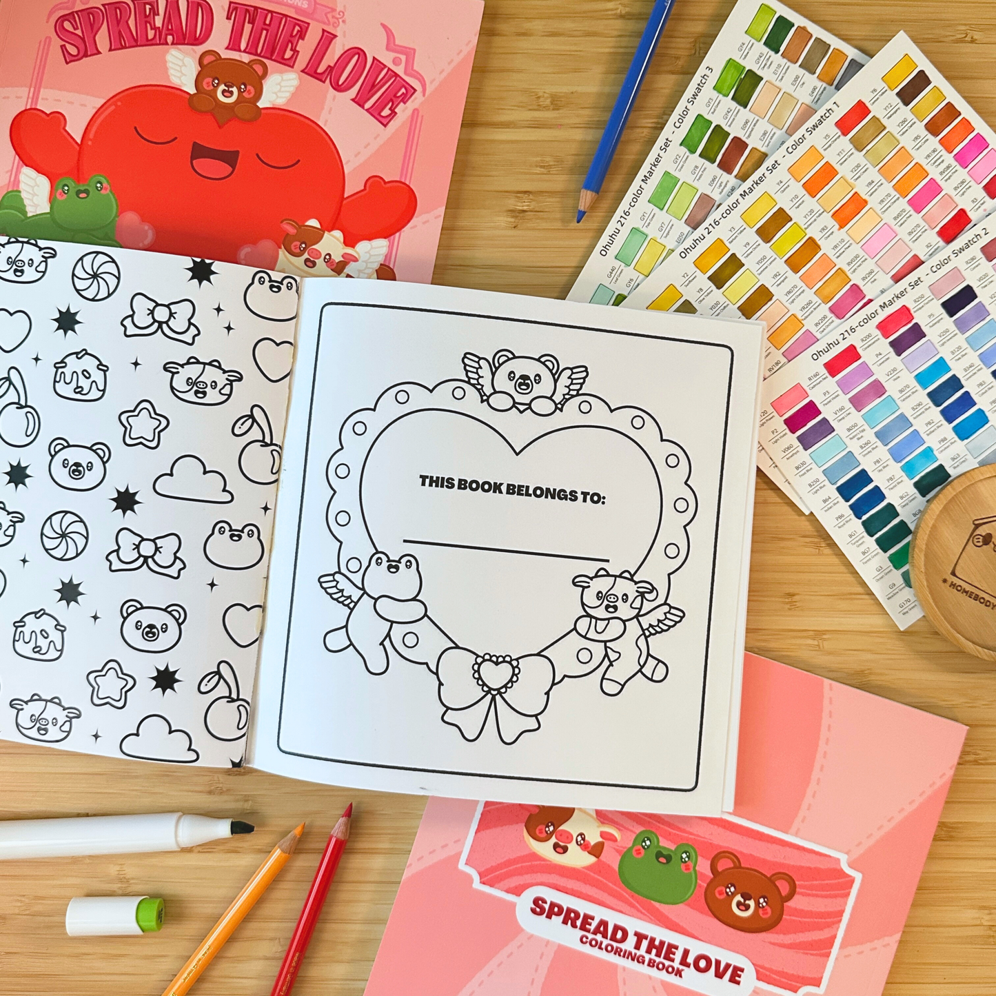 Spread The Love Coloring Book