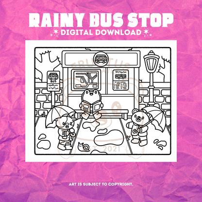 DIGITAL DOWNLOAD · Fructus Spring Coloring Pages