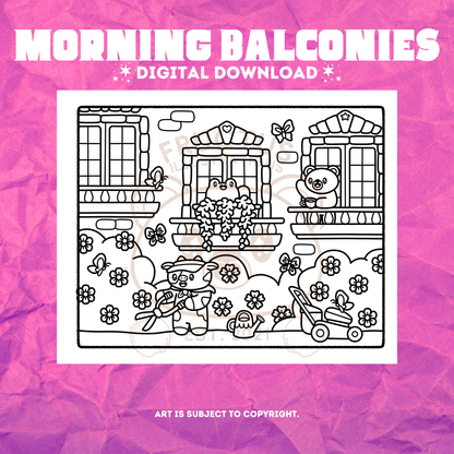 DIGITAL DOWNLOAD · Fructus Spring Coloring Pages