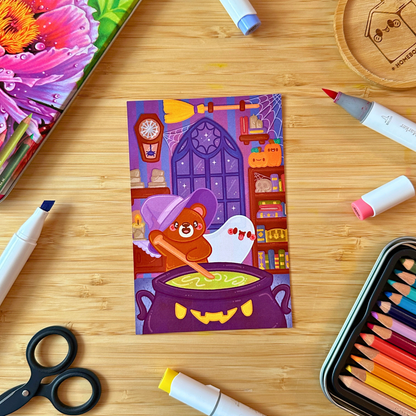 A Witch's Brew Print