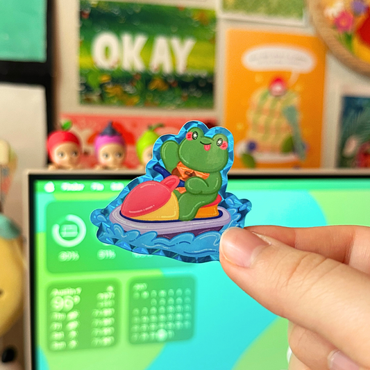 Jet Ski Rider Sticker