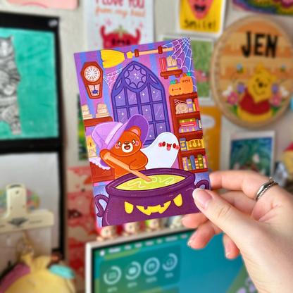 A Witch's Brew Print