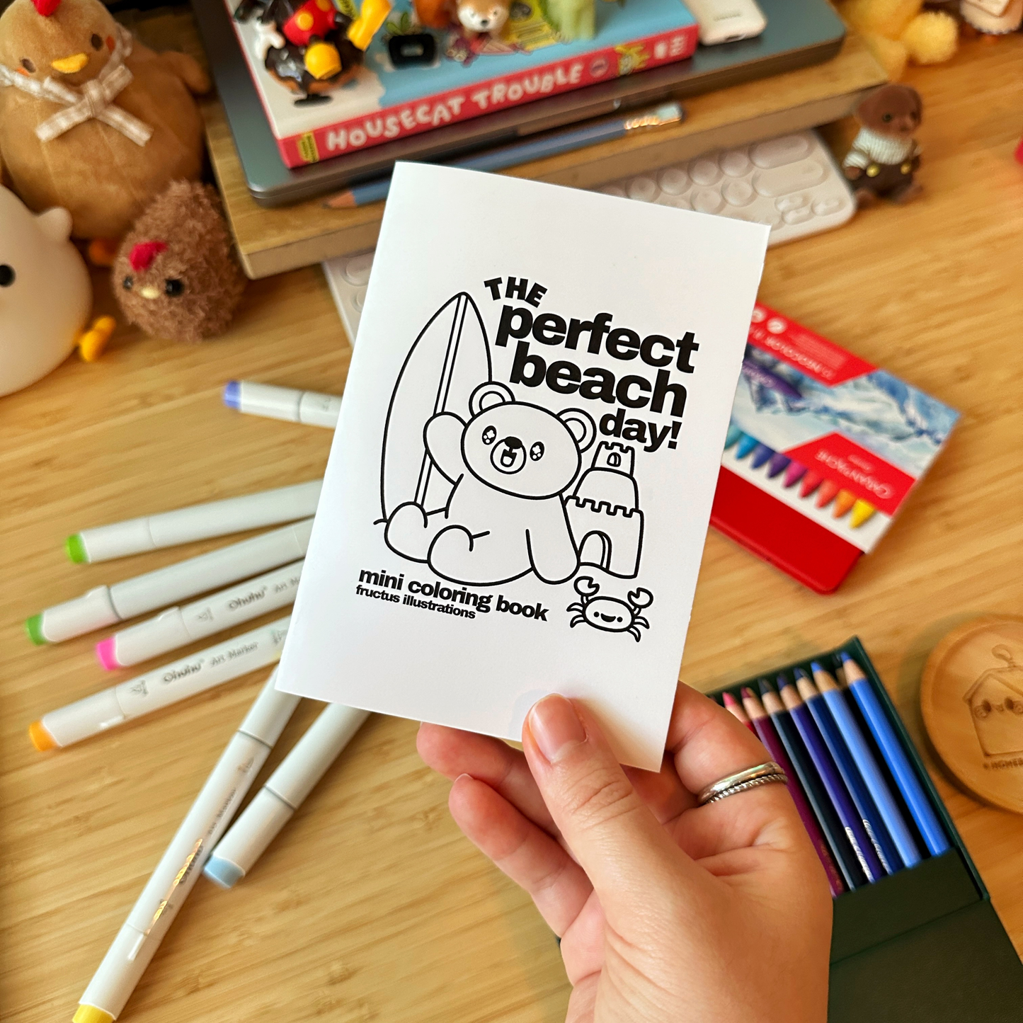 The Perfect Beach Day - Mini Coloring Book
