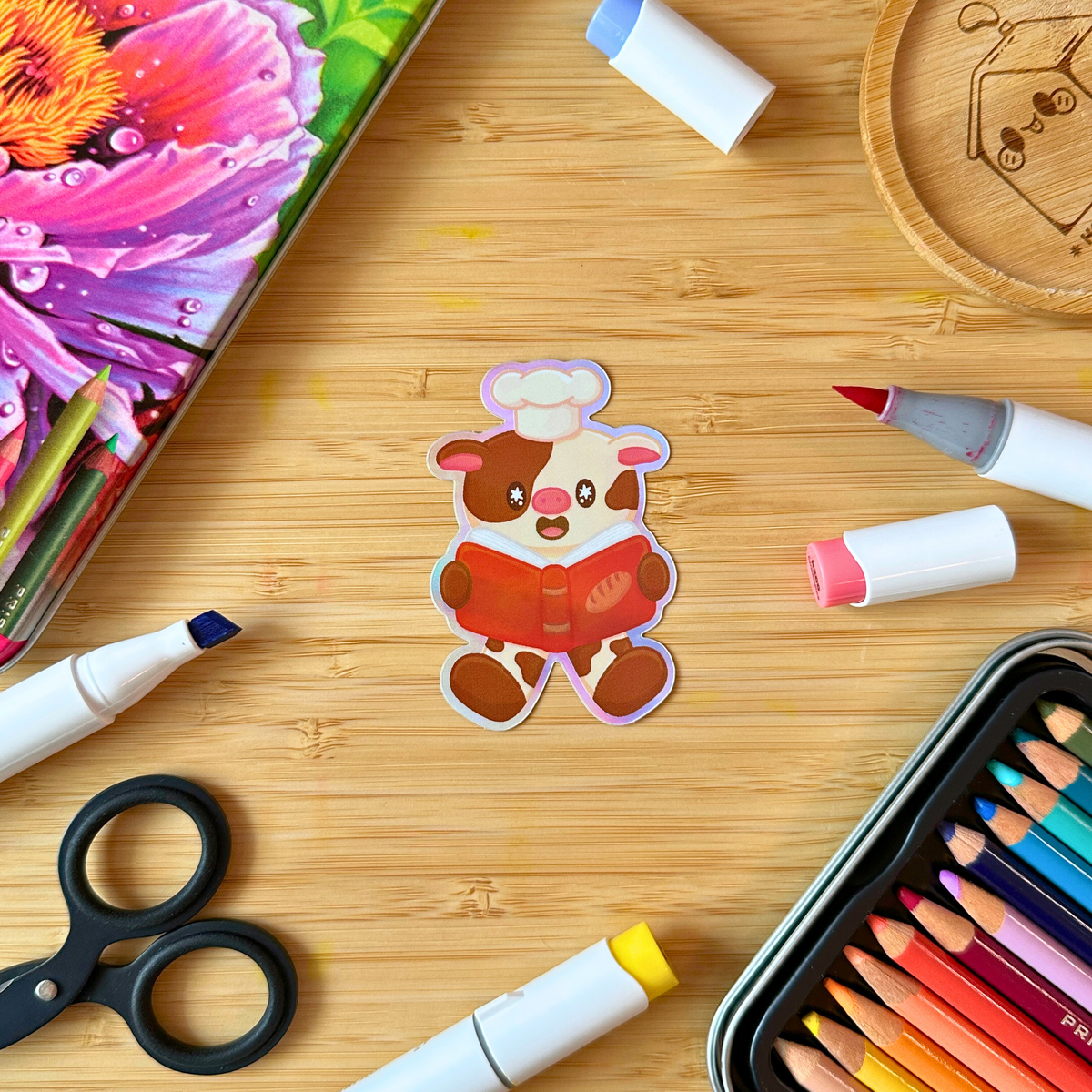 Sticker Books Cook Cook Book Sticker – Fructus Illustrations