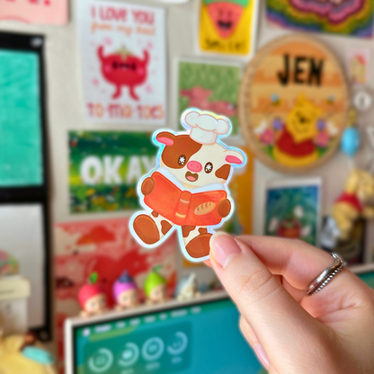 Sticker Books Cook Cook Book Sticker – Fructus Illustrations