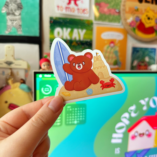 Beach Day Sticker