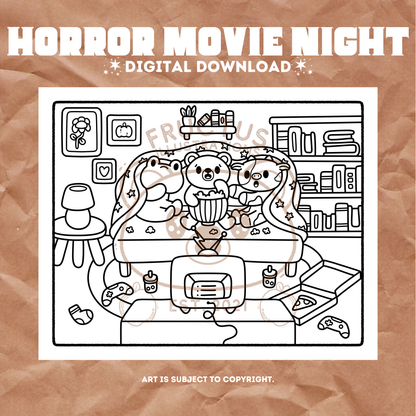 DIGITAL DOWNLOAD · Fructus Fall Coloring Pages