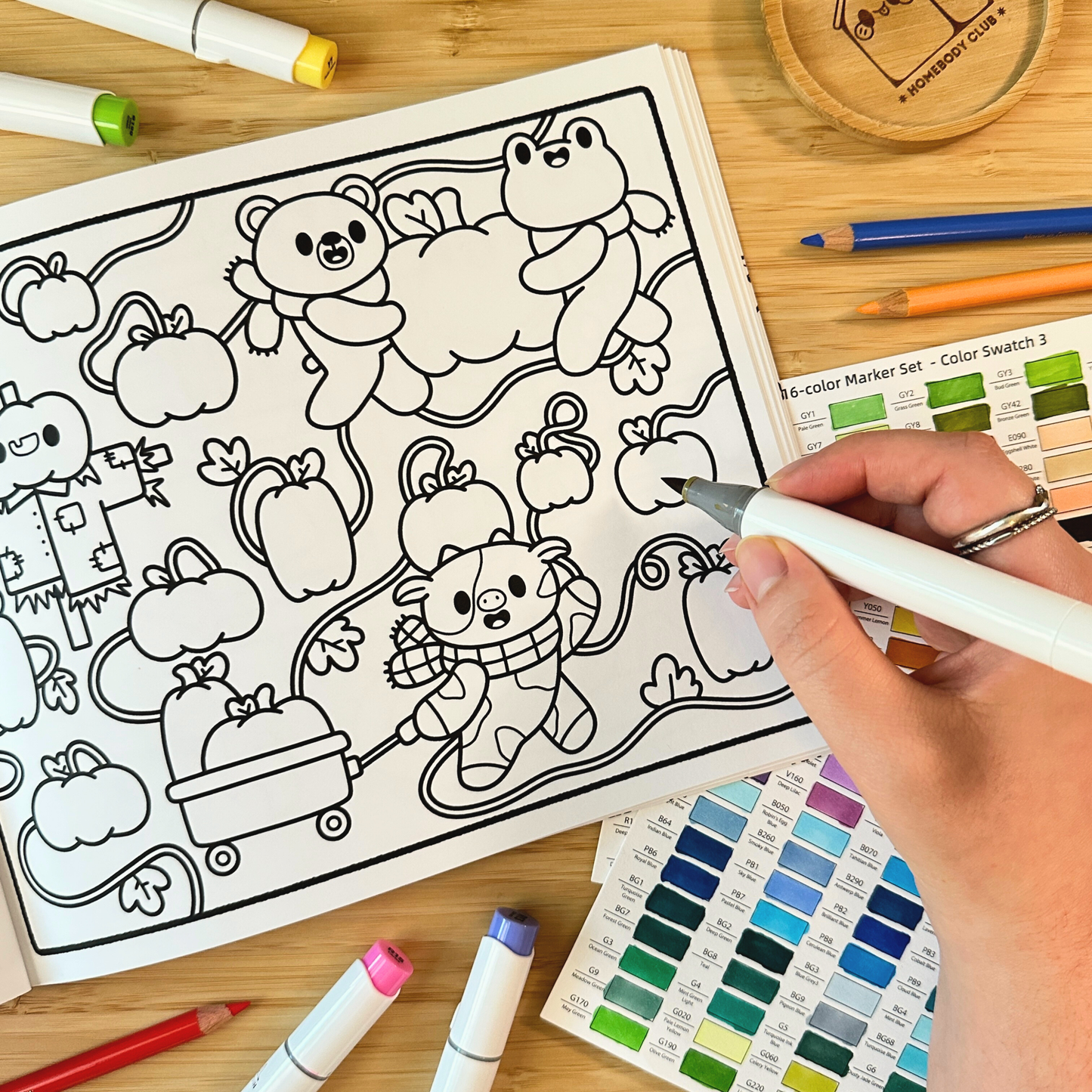 Fall Coloring Book - Fructus Coloring Book Volume 1