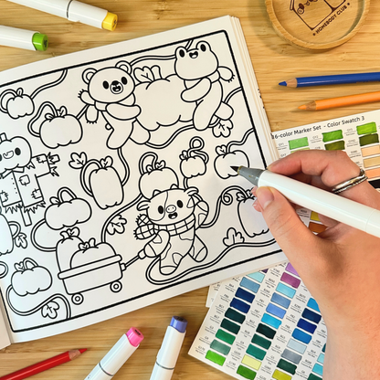 Fall Coloring Book - Fructus Coloring Book Volume 1