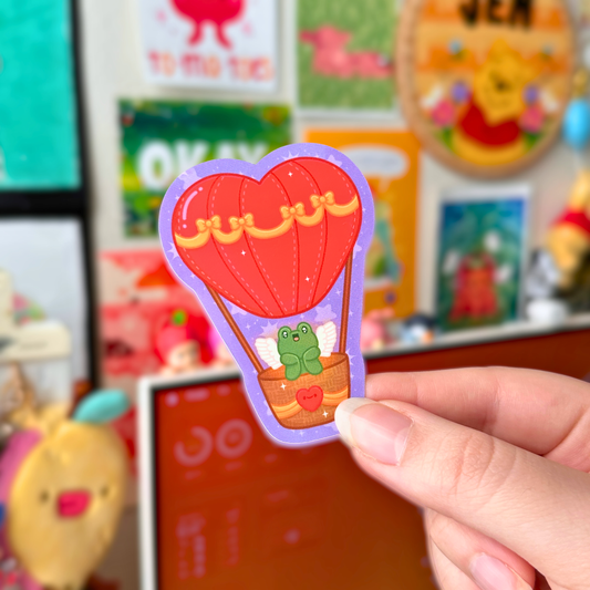 Heart in the Clouds Sticker