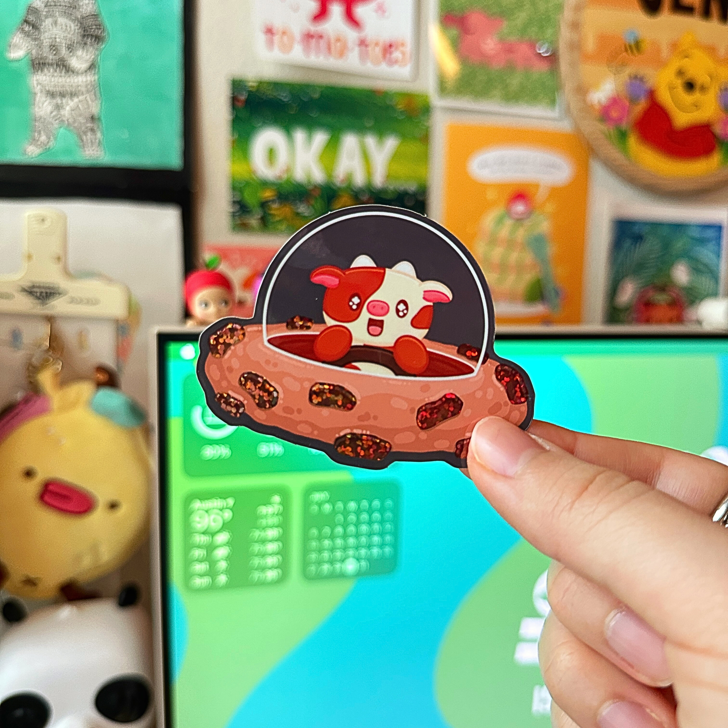 Chocolate Ship Cookie Sticker