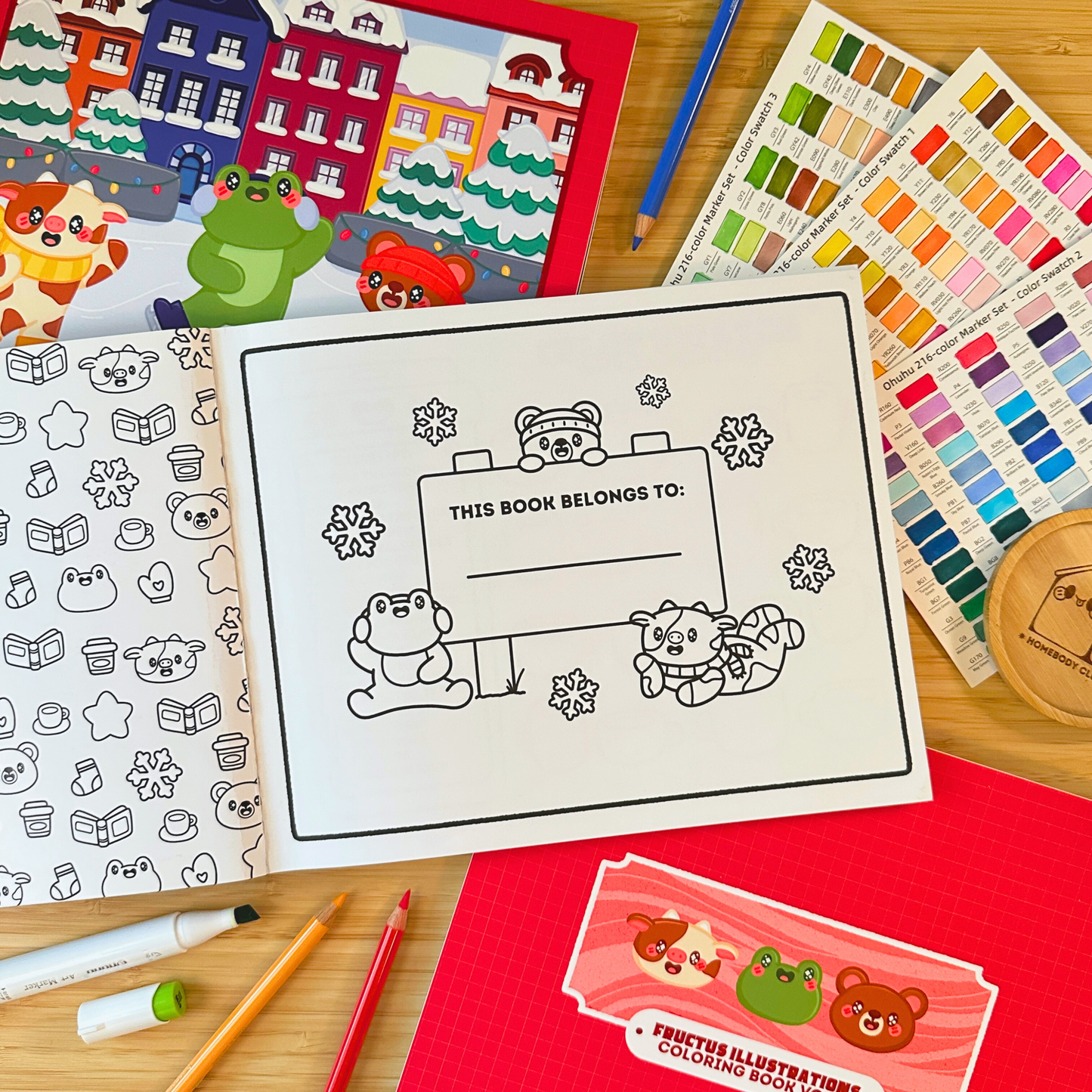 Winter Coloring Book - Fructus Coloring Book Volume 2