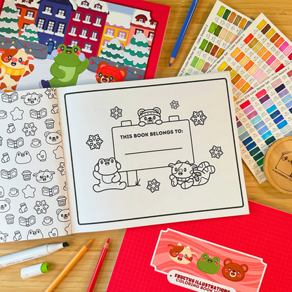 Winter Coloring Book - Fructus Coloring Book Volume 2