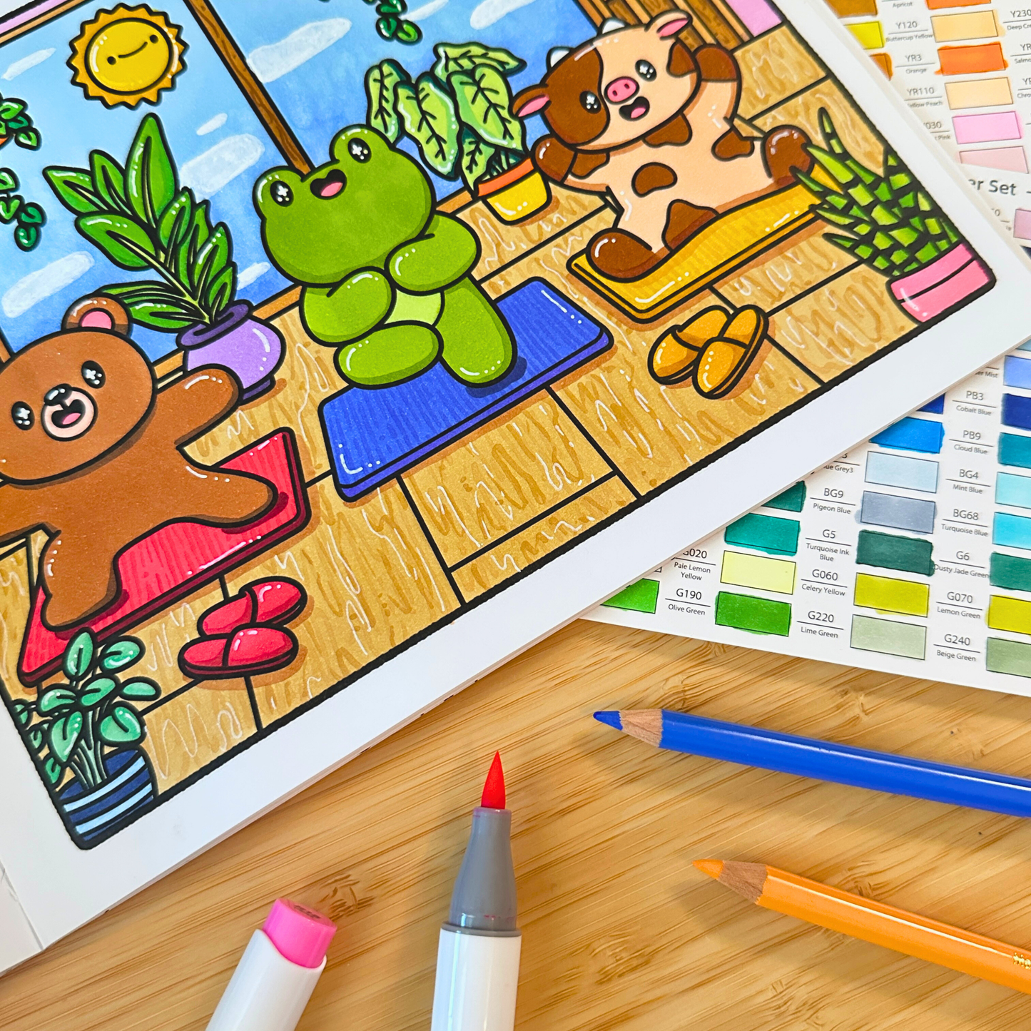 Spring Coloring Book - Fructus Coloring Book Volume 3