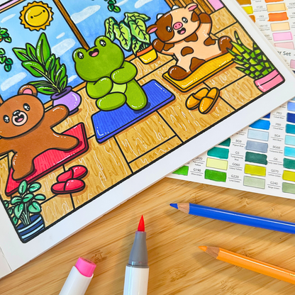 Spring Coloring Book - Fructus Coloring Book Volume 3