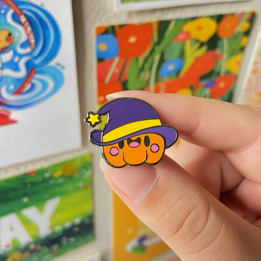 Pumpkin Witch - Enamel Pin