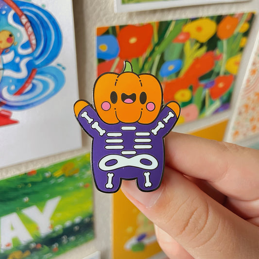 Pumpkin Head - Enamel Pin