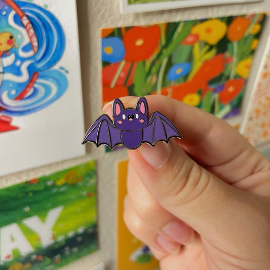 Happy Bat - Enamel Pin